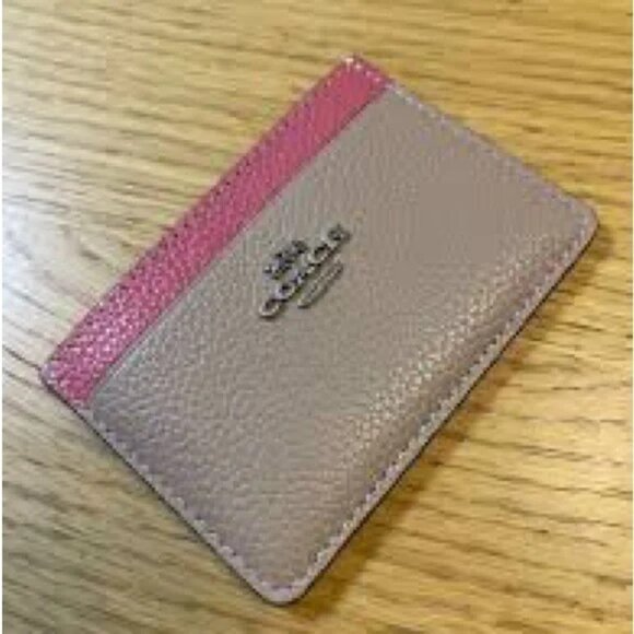 Coach Handbags - NWT/NIP Coach Mini Skinny Leather ID Wallet